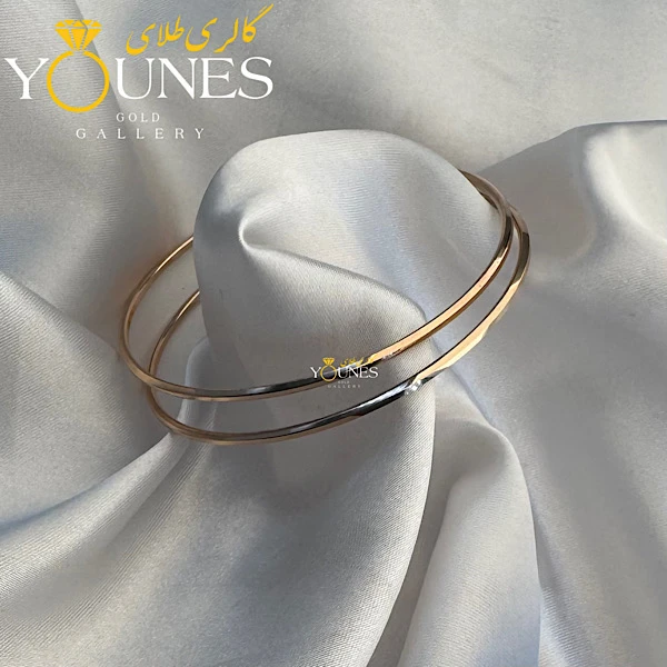 النگو آینه‌ای ریز طلا